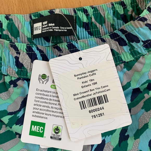 MEC NWT sunny day infant joggers - 18 M - Picture 2 of 3